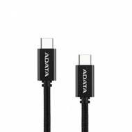 Kабел USB ADATA CACC-100PN-BK, USB-C во USB-C, 1m, 100W, црна