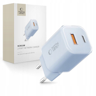 Karikues rrjeti Tech-Protect NCM33W, 2 porta, 33W PD QC3.0, blu baby