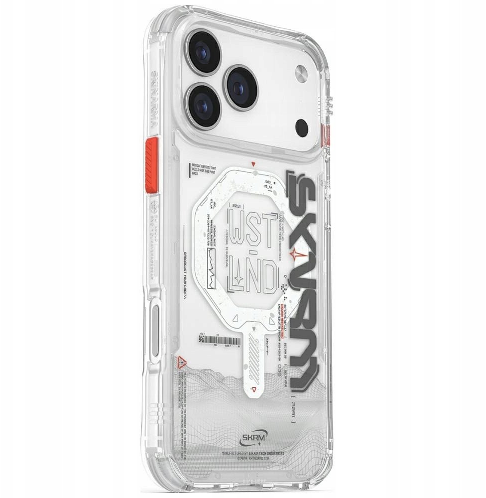 Маска за телефон Skinarma Sonix за iPhone 17 Pro Max, магнетско полнење, проѕирна