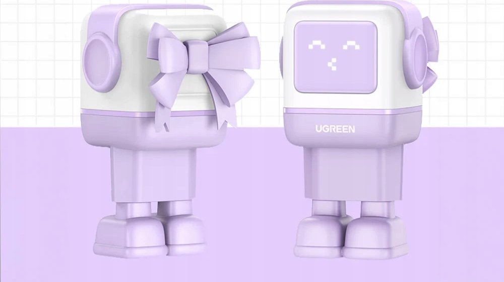 Karikues muri UGREEN Nexode RG, 65W, 3 porta GaN, rozë