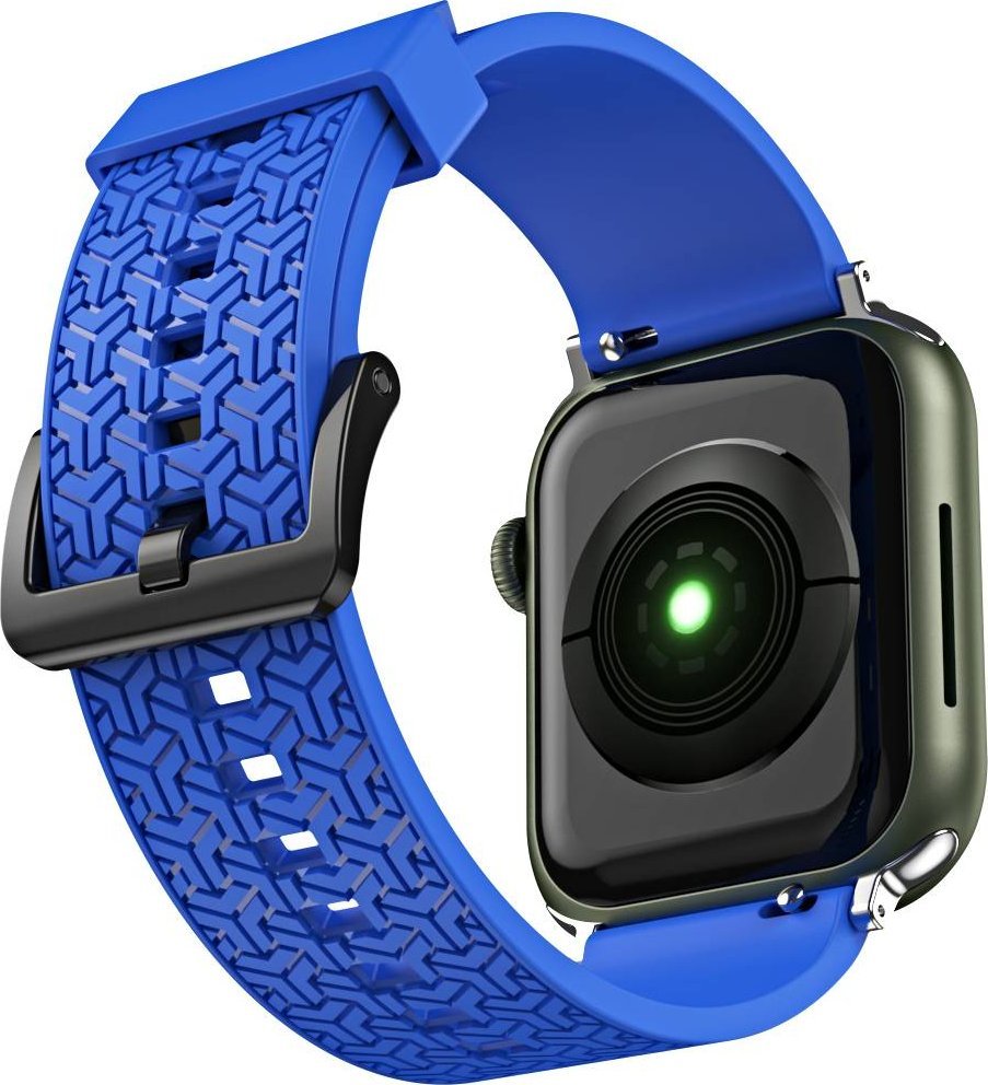 Rrip ore Hurtel Watch Strap Y për Apple Watch 45 44 42mm, TPU, blu