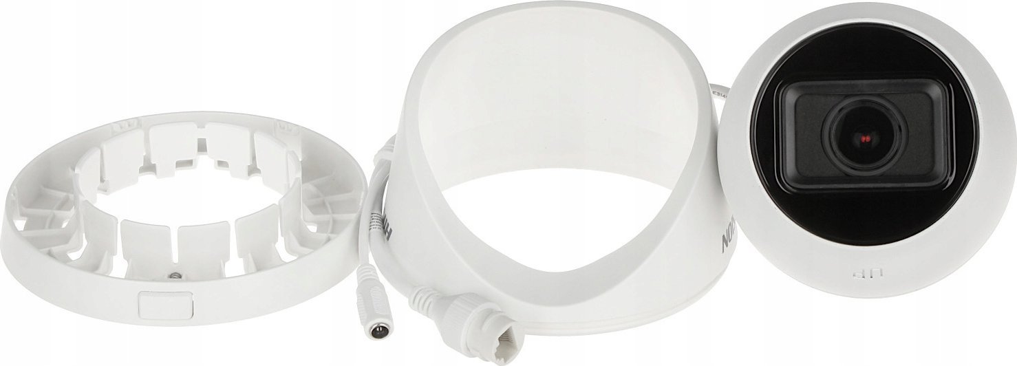 Kamerë IP Hikvision DS-2CD1H43G2-IZ, 4MP, lente 2.8-12mm, e bardhë