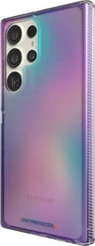 Maskë mbrojtëse Gear4 Milan për Samsung Galaxy S23 Ultra, transparente, efekt aurora