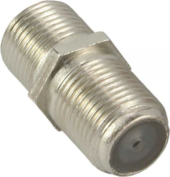 Adapter F koaksial InLine 2x femër, set 10 copë, nikeli