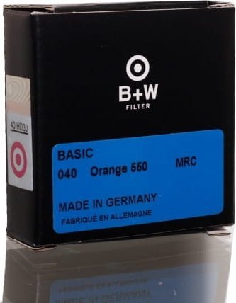 Filter fotografik B+W Basic 040M MRC, 72mm, Orange 550