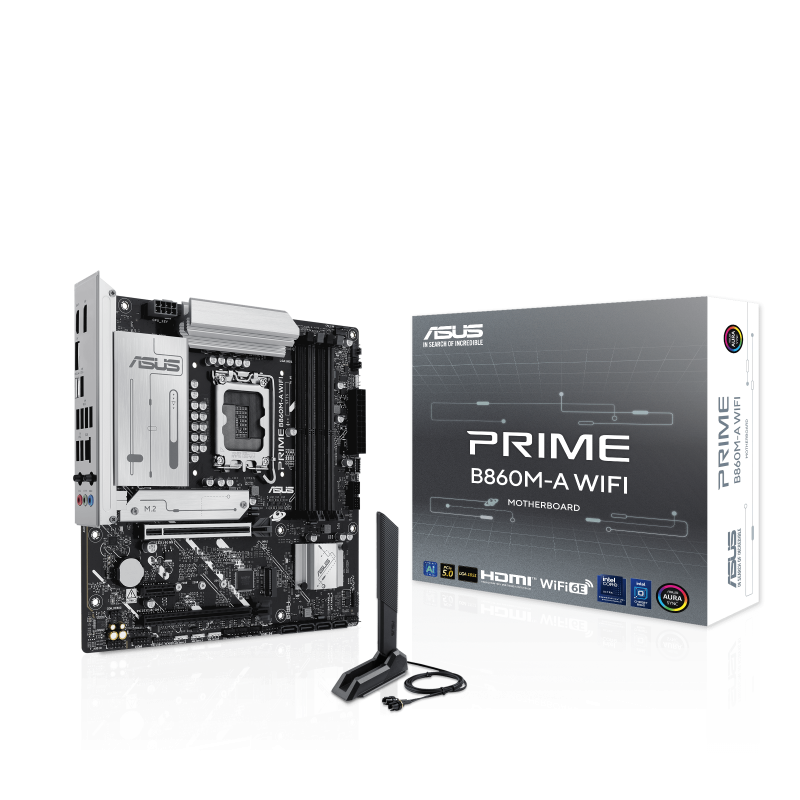 Pllakë amë ASUS Prime B860M A WIFI, Intel B860, LGA 1851, Micro ATX