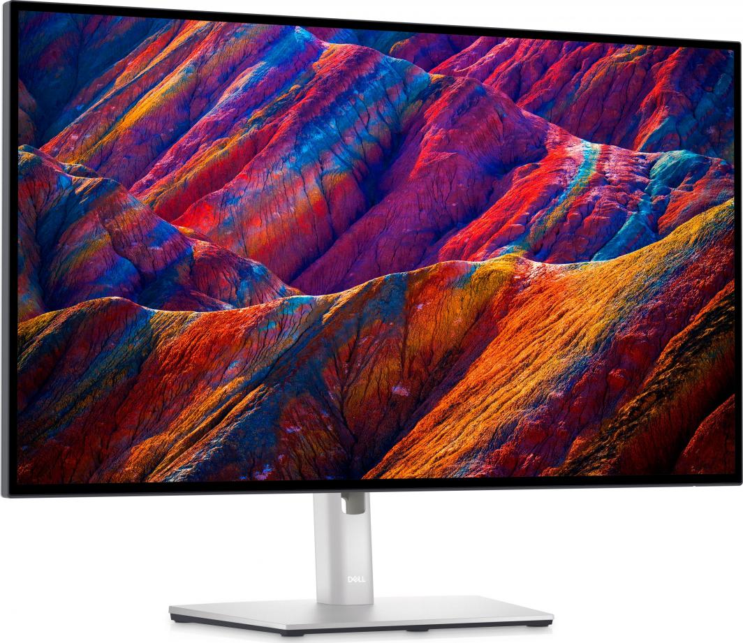 Monitor Dell UltraSharp U2723QE - 27", i zi / i argjendtë