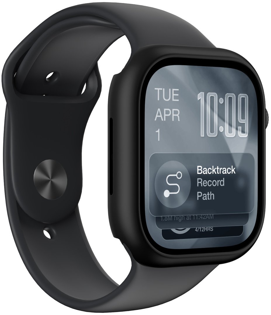 Kapak mbrojtës AT Minimal për Apple Watch Series 11 42mm, transparent