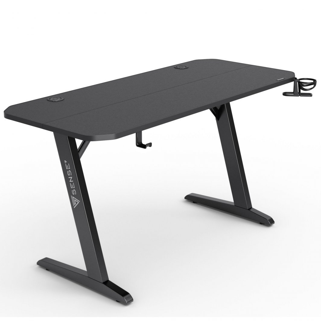 [OUTLET] Tavolinë SENSE7 Nomad Basic, 140cm x 60cm, e zezë