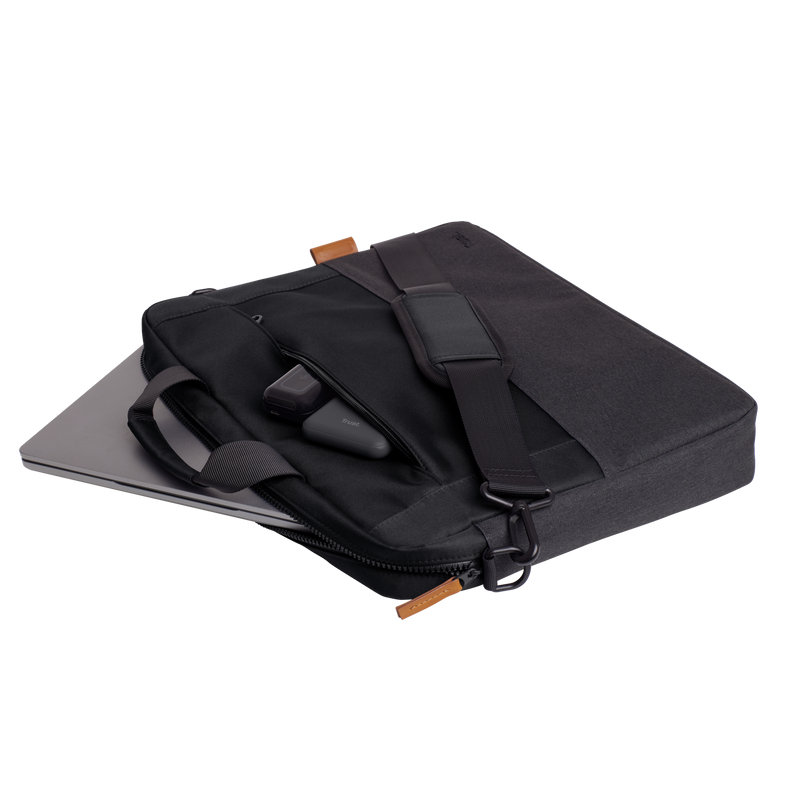 Çantë laptopi Trust Lisboa, 16", material i ricikluar, e zezë
