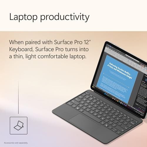 Tablet Microsoft Surface Pro Copilot Plus PC, 12" Touchscreen, Snapdragon X Plus, 16GB RAM, 512GB, Platinum