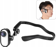 Mbajtëse koke magnetike Puluz PU974B për Insta360 GO 3 GO 3S, rregullueshme, e zezë