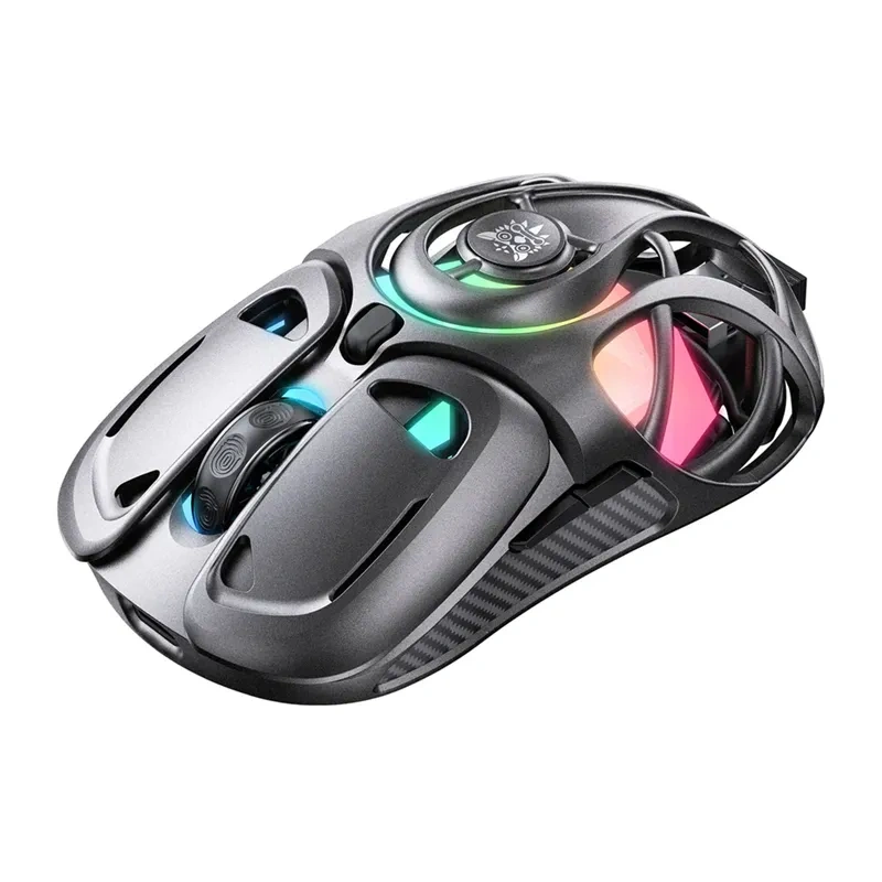 Maus gaming ONIKUMA DM02, RGB, ergonomik, gri