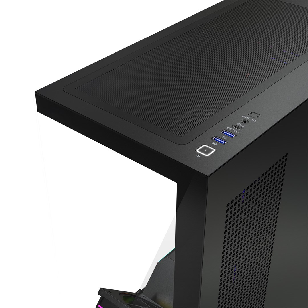 Kase PC Modecom Volcano Stellar Plus 5F ARGB, ATX, xham i temperuar, e zezë