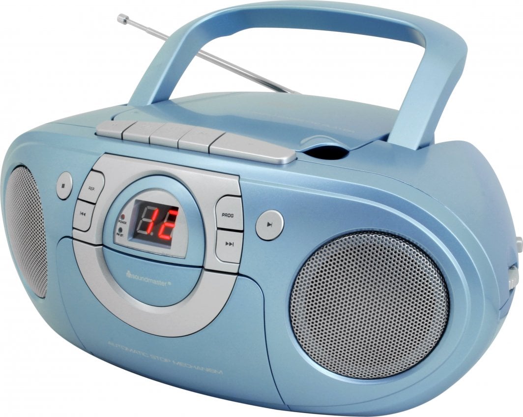 Radio portative Soundmaster SCD5100, CD, FM, blu