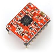 Kontroller motori stepper A4988 RepRap, modul drejtues, i kuq