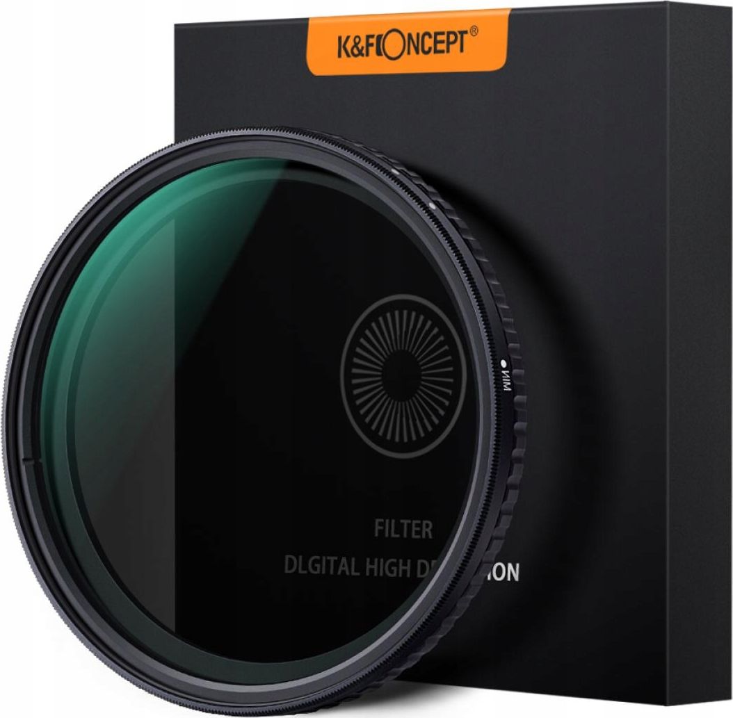 Filtër fotografik K&amp;F Concept KF X Fader, 52mm, ND8 ND128, gri