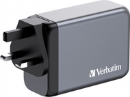 Karikues GaN Verbatim GNC-240, 240W, 3x USB-C 1x USB-A QC 3.0, i bardhë