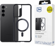 Maskë mbrojtëse 3mk Satin Armor MagCase për Samsung Galaxy S23 5G, kompatibile MagSafe, transparente