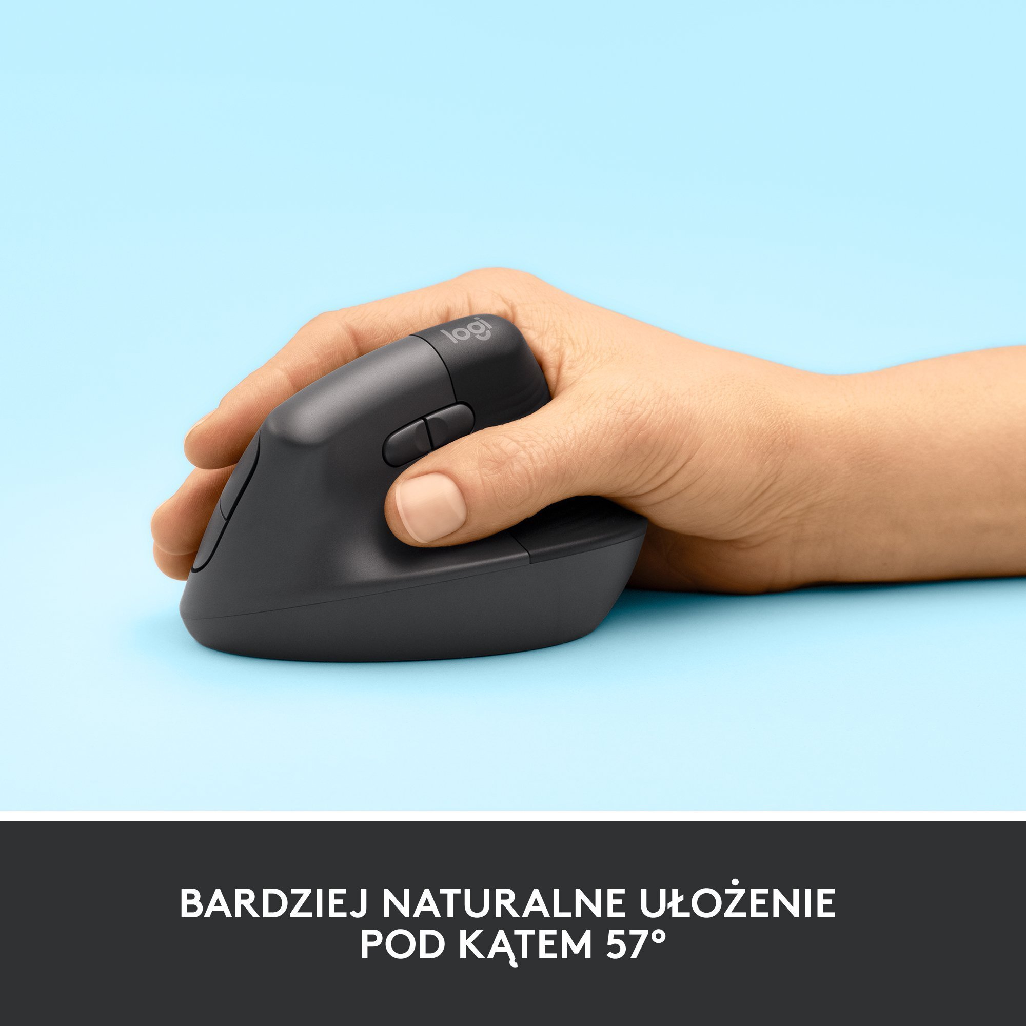 Set tastierë dhe maus Logitech Lift Graphite + Ergo K860, pa kabllo, ergonomik, gri grafit