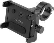 Mbajtës telefoni Bikee Fixed ALU, për biçikletë dhe motoçikletë, rrotullim 360°, i zi