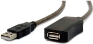 Kabllo Gembird USB-A USB, 5m, e zezë 