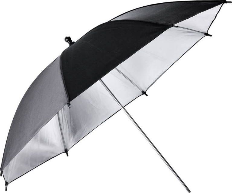 Çadër softbox reflektuese për studio, 40" 101cm, për fotografi, bardh e zi