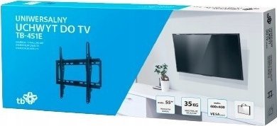Mbajtëse TV TB-451E, deri 55", 35kg, e zezë