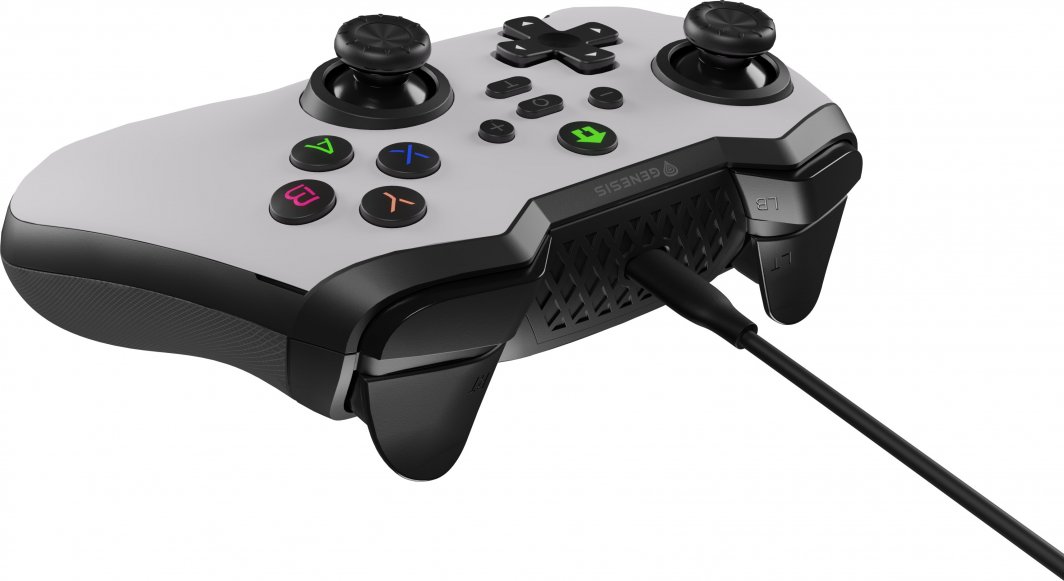 Kontroller Genesis Mangan 300, me kabllo, i bardhë