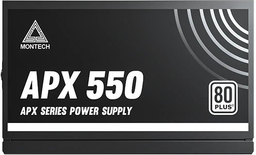 Furnizues energjie Montech APX550, 550W, 80 Plus, i zi