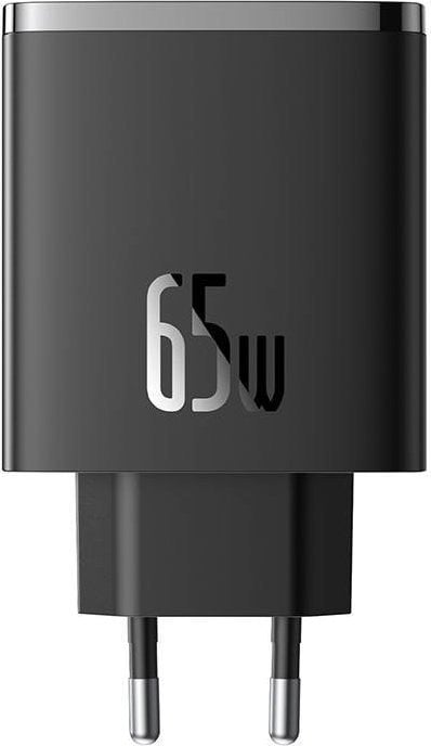 Полнач за ѕид Baseus OS-Cube Pro 65W, 2x USB-C 1x USB-A, црн