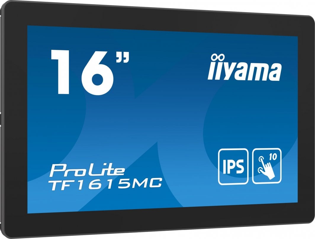 Монитор на допир iiyama ProLite TF1615MC-B1, 15.6\", капацитивен, црн