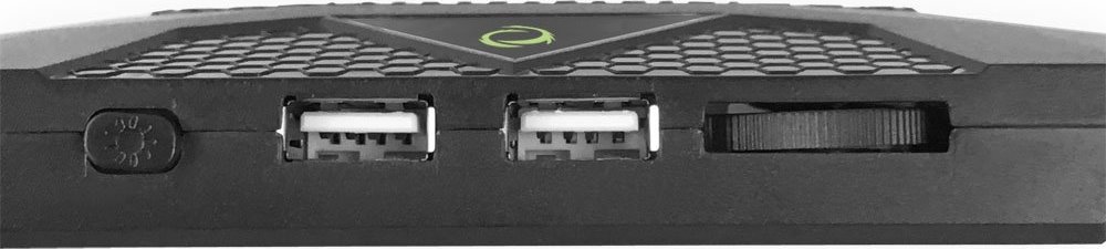 Mbajtëse ftohëse për laptop Esperanza Breva ECG107, 17", RGB, e zezë