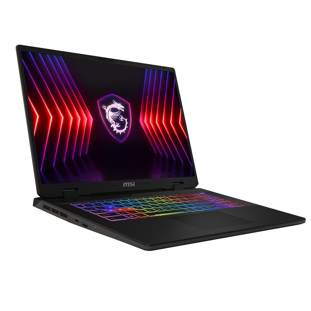 Laptop MSI Sword 17, 17", Intel Core i7 14700HX, 16 GB RAM, 1 TB SSD, NVIDIA GeForce RTX 4070, i hirtë