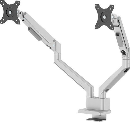 Krah monitori Neomounts DS70-250SL2, 17-32", gas spring, i argjendtë