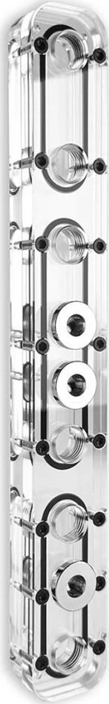 Distroplate uji-ftohës Stealkey CubeTube 240mm, akrilik, transparent