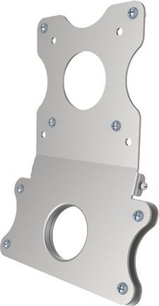 Adapter VESA Neomounts për Apple iMac FPMA VESAMAC2127, për montim në mur dhe tavolinë, i argjendtë