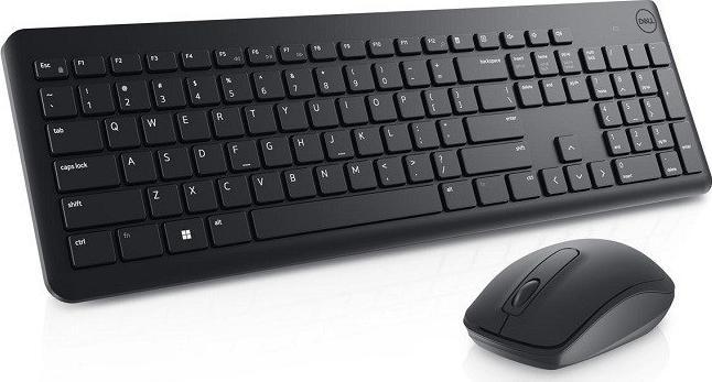 Set tastierë dhe mi Dell KM3322W 580 AKFZ, wireless, me bllok numerik, i zi