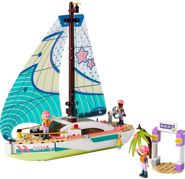 Set lodër LEGO® Friends 41716 Stephanie and a sailing adventure, 304 pjesë