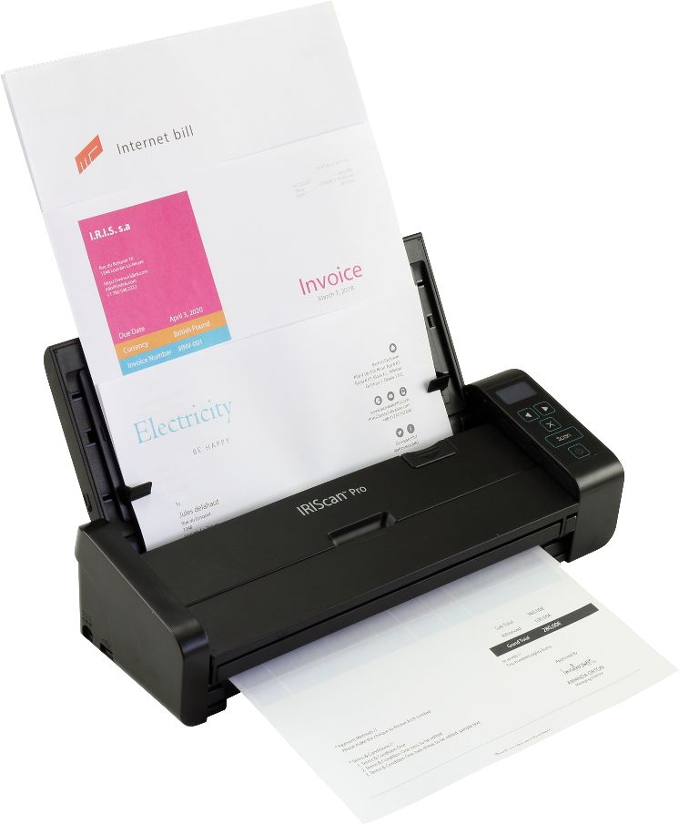 Scanner dokumentesh IRIS IRIScan Pro 5, ADF 20 fletë, portativ, i zi