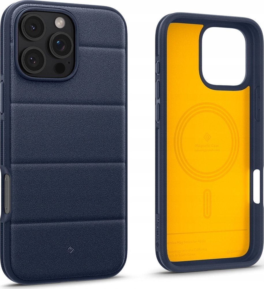 Mbrojtëse telefoni Caseology by Spigen Athlex MagSafe për iPhone 16 Pro, Active Navy, blu