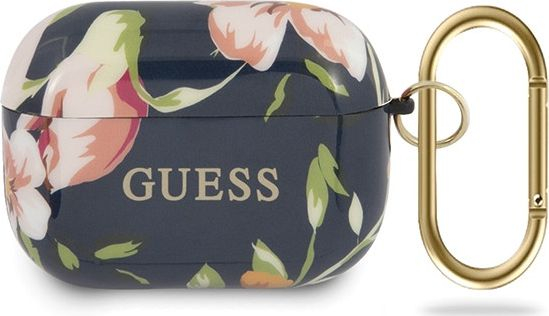Mbrojtëse Guess Flower Collection për Airpods Pro, e kaltër