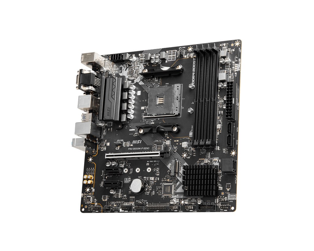 Pllakë amë MSI PRO B550M-P GEN3 AMD B550 Socket AM4 micro ATX