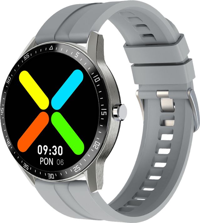 Smartwatch G.rossi SW018-2, ekran me prekje, funksione fitnesi, e zezë