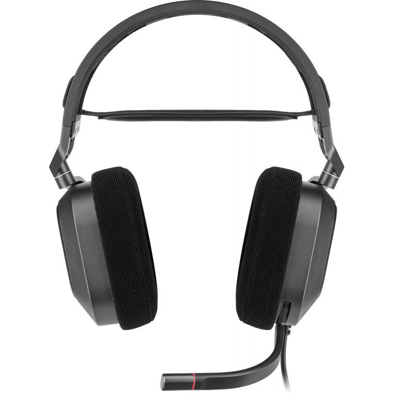 Kufje gaming Corsair HS80 RGB USB, 7.1 surround, me kabllo, karbon