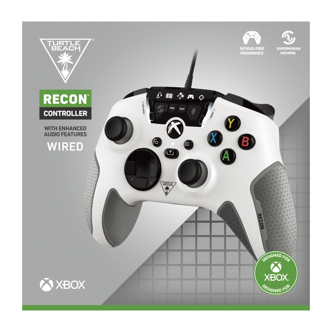 Kontroller Turtle Beach Recon Xbox, me kabllo, i bardhë