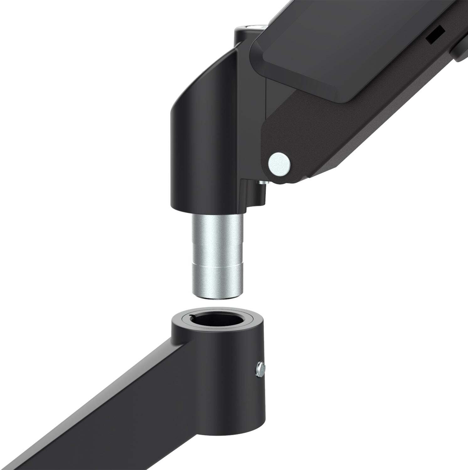 Mbajtës monitori Maclean MC-133, 17-32", gas spring, i zi