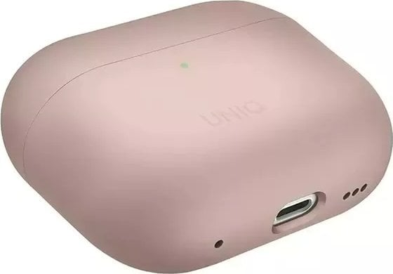 Mbulesë silikoni Uniq Lino për Apple AirPods Pro 2, me futje kundër rrëshqitjes, rozë