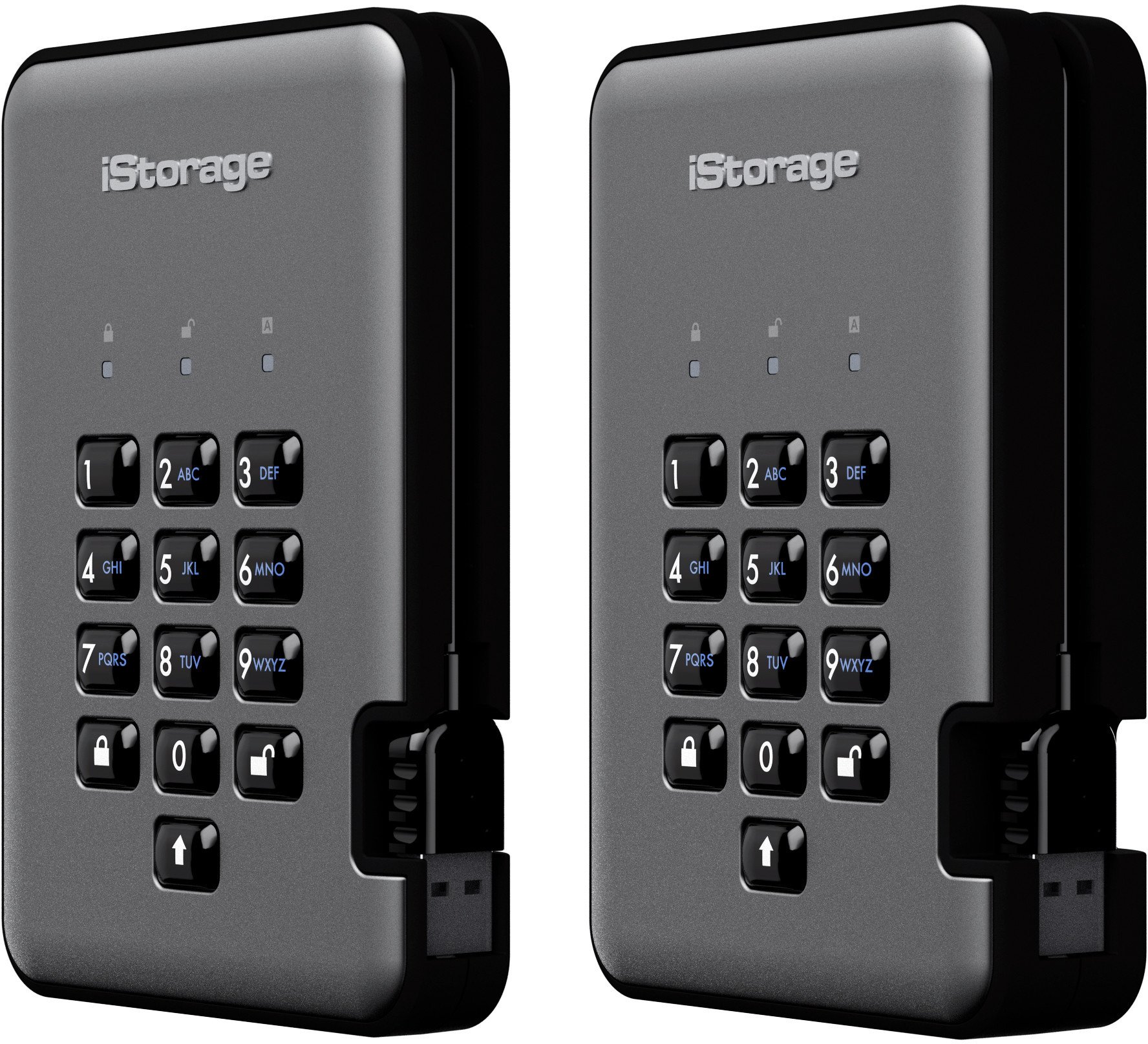 Hard disk i jashtëm iStorage DiskAshur PRO2, 5TB, USB 3.2, i zi