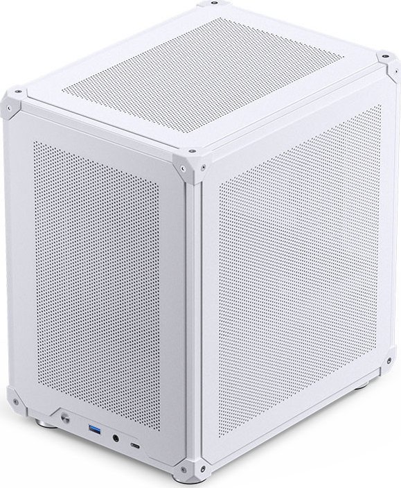 Kuti kompjuterike Jonsbo C6, Micro ATX, kompakte, e bardhë